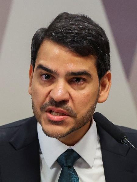 Jorge Messias, em fala na sabatina na CCJ do Senado Jorge Messias, em fala na sabatina na CCJ do Senado