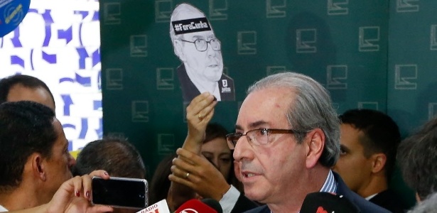 O presidente da Câmara dos Deputados, Eduardo Cunha (PMDB-RJ), foi alvo de protestos pedindo a sua renúncia na semana passada - Pedro Ladeira - 21.out.2015/Folhapress