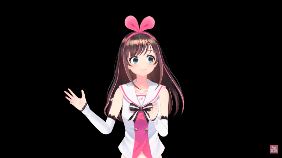 Kizuna Ai tem mais de 2,5 milhões de seguidores no YouTube - Reprodução/YouTube