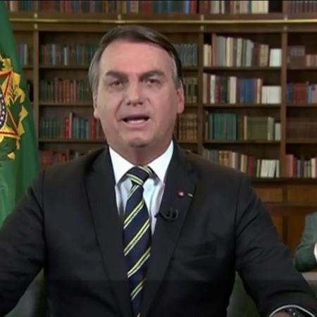 Presidente Jair Bolsonaro faz pronunciamento de 7 de setembro - Reprodução