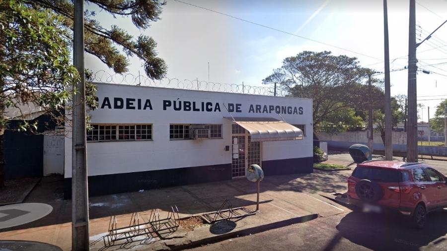 Caso foi registrado na Cadeia Pública de Arapongas (PR) - Google Street View/Reprodução