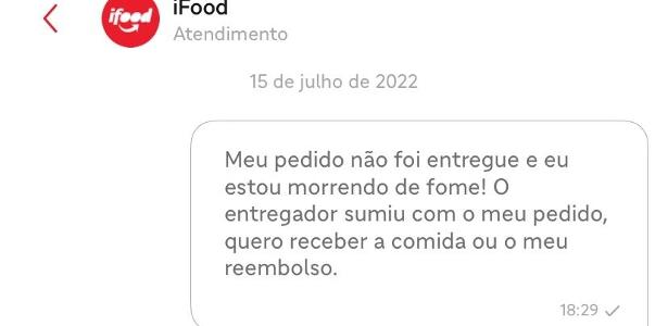 Como pedir reembolso no iFood