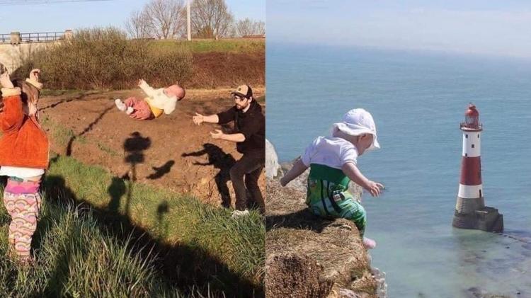 'are daughters okay? ': father 'horrified' his wife with pictures goes viral Kenny betty photos - playback/instagram - playback/instagram
