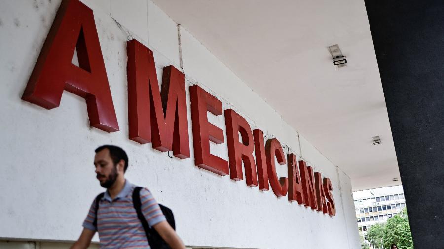 Fachada de uma unidade das Lojas Americanas em Brasília - 12.jan.2023 - Ueslei Marcelino /Reuters
