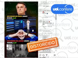 Posts enganam ao comparar preço do diesel nos governos Lula e Bolsonaro