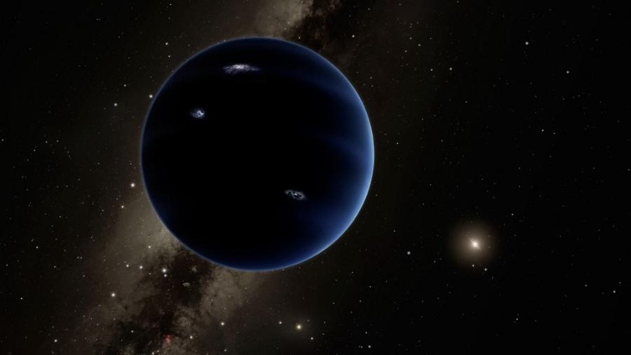 Ilustração conceitual do "nono planeta" em direção ao Sol. Enquanto o procuravam, pesquisadores tropeçaram no que parece ser um novo planeta anão Ilustração conceitual do "nono planeta" em direção ao Sol. Enquanto o procuravam, pesquisadores tropeçaram no que parece ser um novo planeta anão