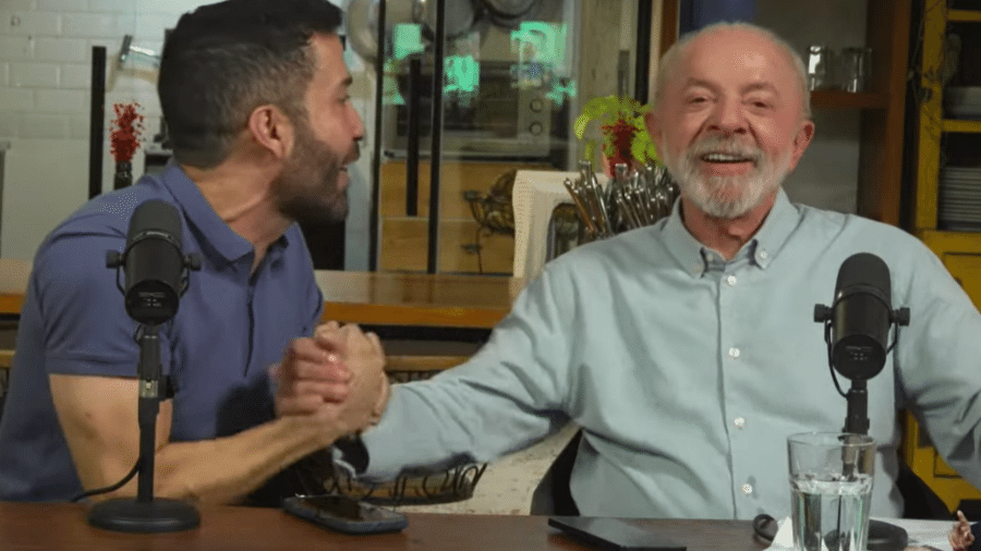 O presidente Lula (PT) participou de live com André Janones (Rede) nesta quinta-feira