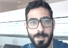 Sírio preso há um mês em aeroporto da Malásia mostra seu cotidiano em vídeos - Reprodução/Twitter