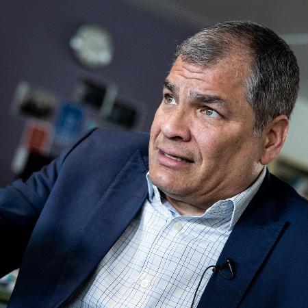 Ex-presidente do Equador, Rafael Correa, foi julgado à revelia por corrupção - Kenzo Tribouillard/AFP