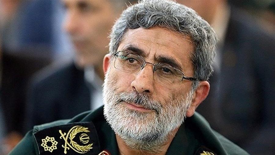 O general de brigada Esmail Ghaani, apontado como o sucessor do iraniano Qassim Suleimani - Tasnim/Reuters
