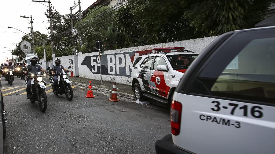 Polícia realizou operação no 5º Batalhão na Zona Norte de São Paulo (SP) no mês de junho - NEWTON MENEZES/ ESTADÃO CONTEÚDO