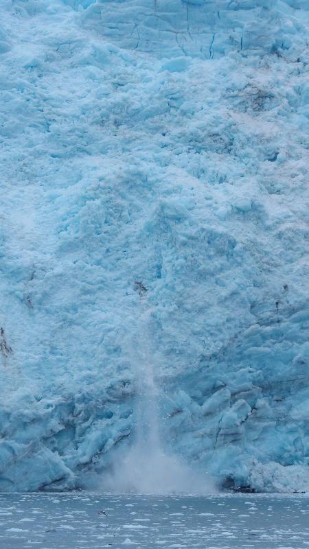 Areia movediça feita de gelo já viram isso? #gelo #artico #areia #natu