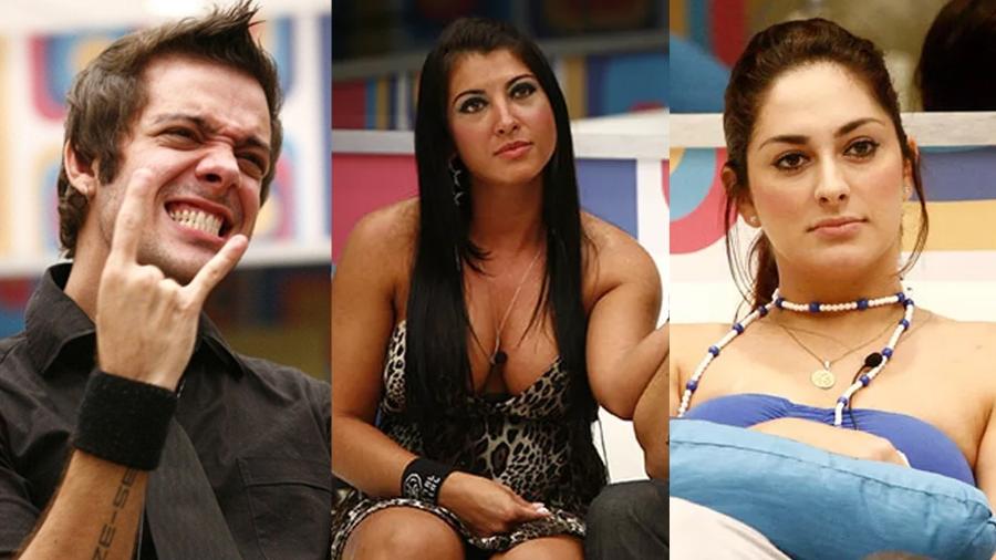 Max, Priscila e Francine, o trio que chegou à final do "BBB 9" - Reprodução/TV Globo