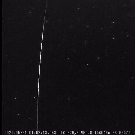 Earthgrazer visto no céu do Rio Grande do Sul - Observatório Espacial Heller & Jung