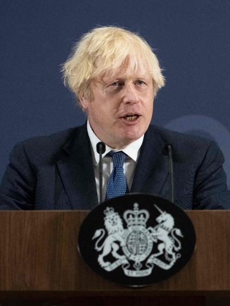 Primeiro-ministro do Reino Unido, Boris Johnson, será testado no congresso anual do Partido Conservador - David Rose/AFP