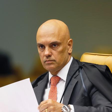 6.fev.2020 - O ministro Alexandre de Moraes, durante sessão no STF (Supremo Tribunal Federal) - Rosinei Coutinho/SCO/STF
