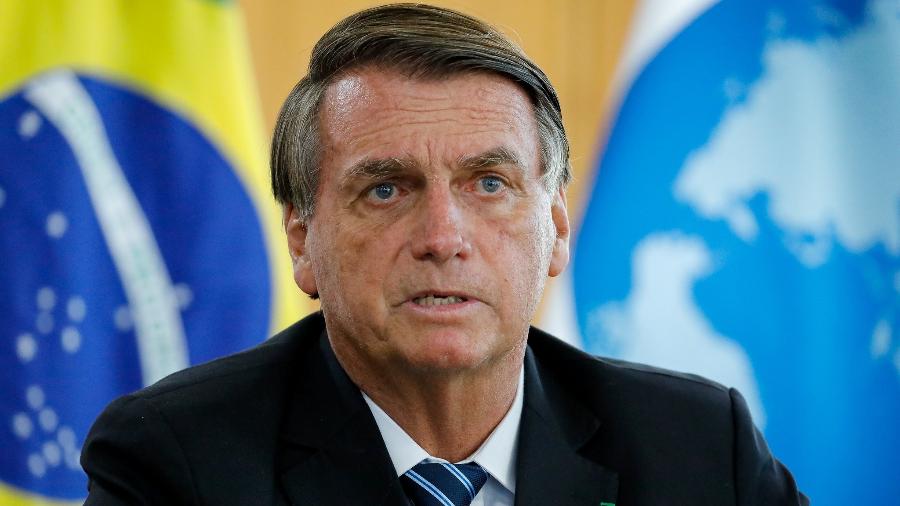 Bolsonaro voltou a responder o ator Leonardo DiCaprio por críticas ao desmatamento - Isac Nóbrega/PR