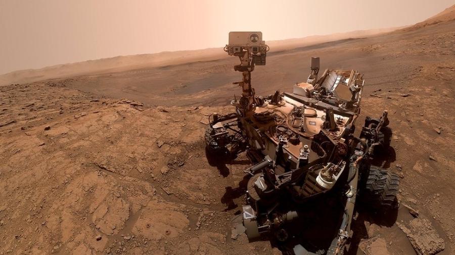 Rover Curiosity da Nasa tirou esta selfie em Marte - NASA/JPL-CALTECH/MSSS