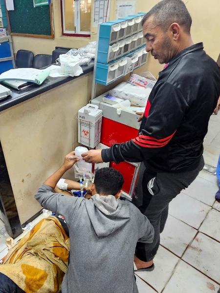 Pacientes em estado grave foram transferidos com prioridade do hospital de al-Shifa em operação da ONU neste domingo