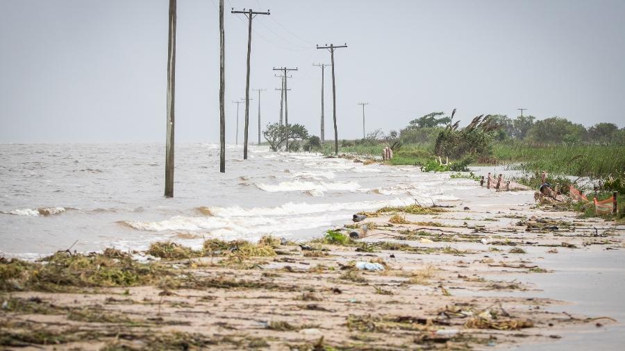 08.05.2024 - Situação em locais de risco em decorrência da enchente em Pelotas (RS) - Michel Corvello/Prefeitura de Pelotas