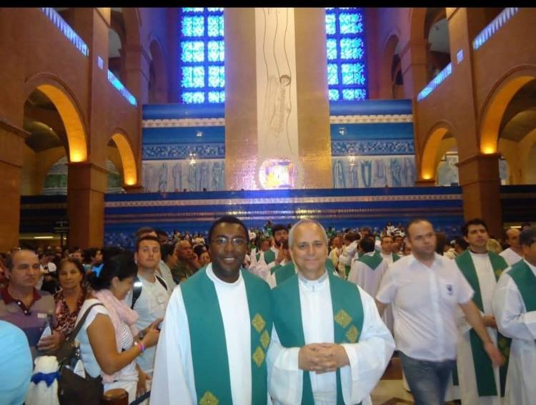 Bezoek van de nieuwe paus Leo aan Aparecida, in São Paulo