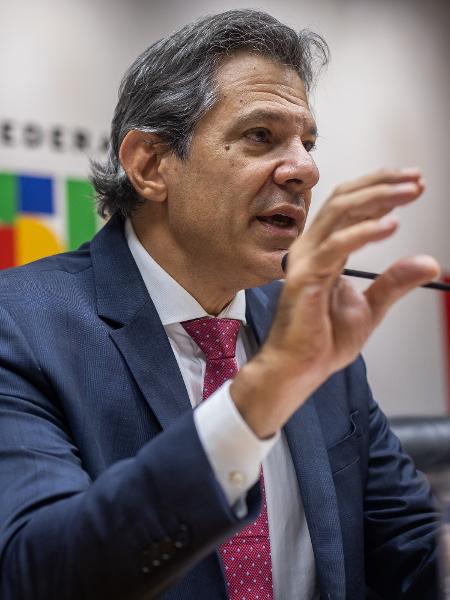 O ministro da Fazenda, Fernando Haddad O ministro da Fazenda, Fernando Haddad