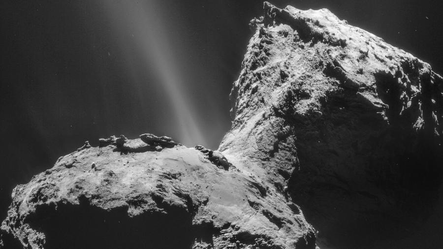 Cometa 67P/Churyumov-Gerasimenko em imagem de 31 de janeiro de 2015 - ESA/Rosetta/NAVCAM