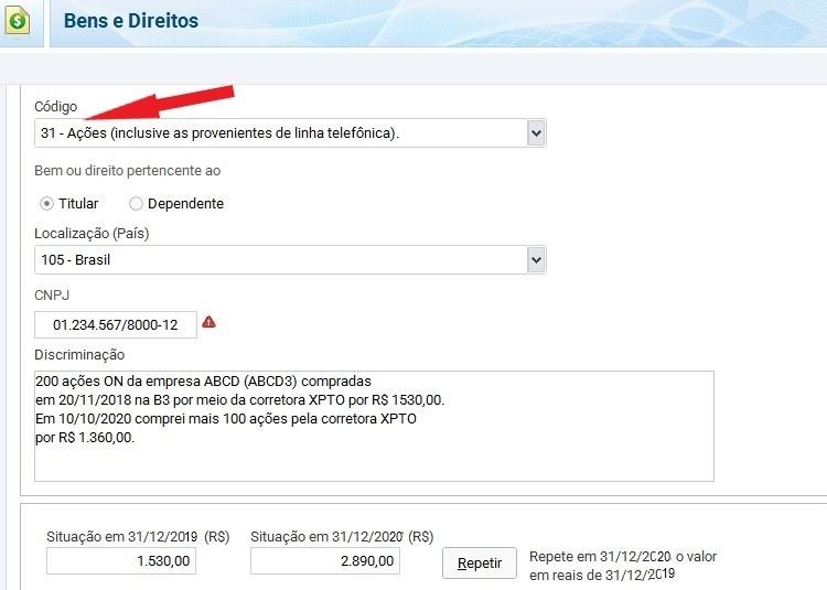 como declarar ações e investimentos na bolsa 5 IR ações 6 - Reprodução - Reprodução