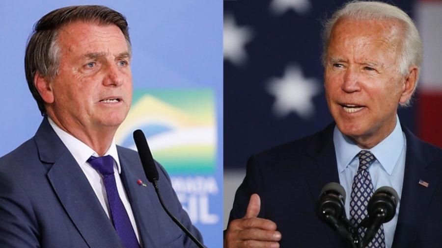Jair Bolsonaro (sem partido) e Joe Biden - Alan Santos/PR | Getty Images