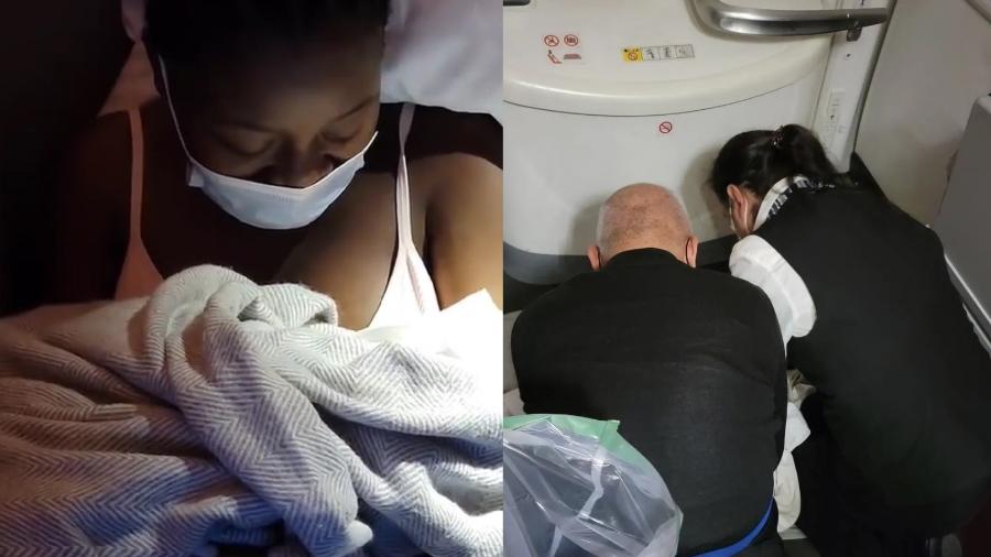 Passageira deu à luz a um menino em avião que ia de Gana para os Estados Unidos - Reprodução/Instagram