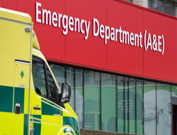 Departamento de acidentes e emergências do hospital St Thomas, em Londres - Isabel Infantes/AFP Photo
