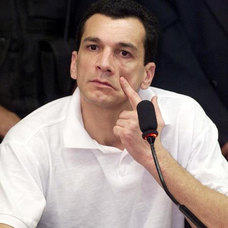 21.ago.2001 - Marcos Willians Herbas Camacho, o Marcola, apontado como líder do PCC - Sergio Lima/Folhapress