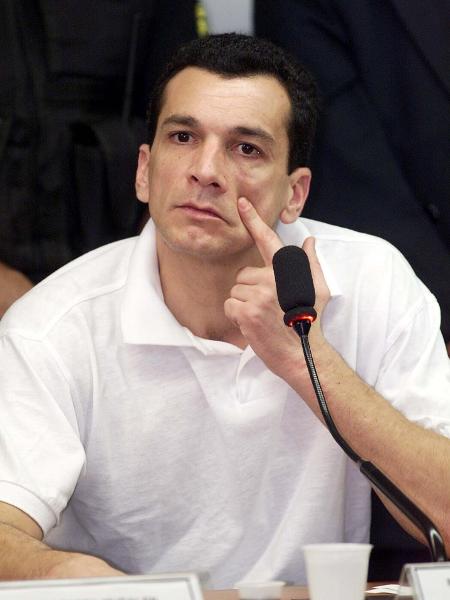 Marco Willians Herbas Camacho, o Marcola, apontado como principal líder do PCC - 21.ago.2001 - Sergio Lima/Folhapress