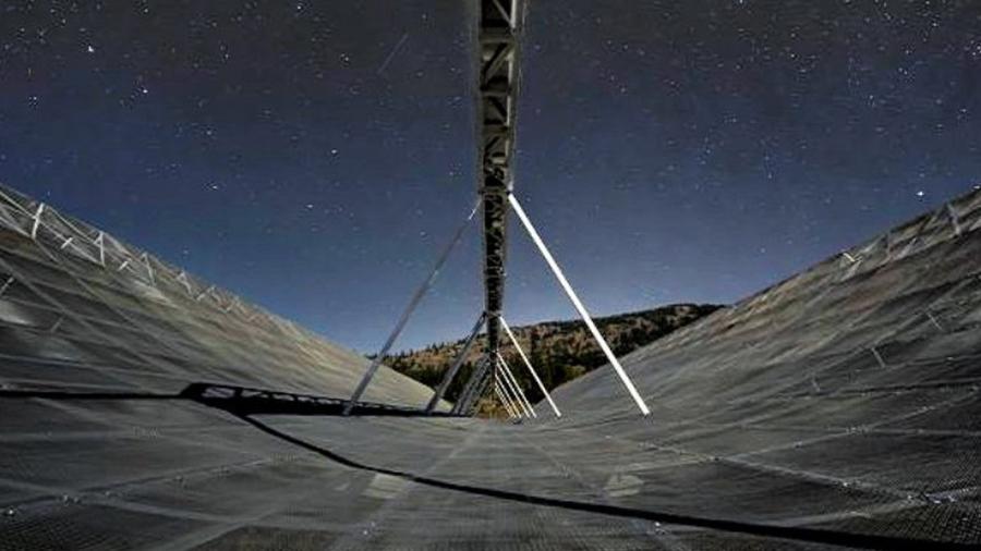 Os sinais foram identificados pela telescópio do observatório Chime, no Canadá - Divulgação/Chime