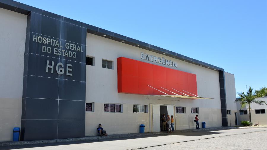 Fachada do Hospital Geral do Estado (HGE), em Maceió - Divulgação