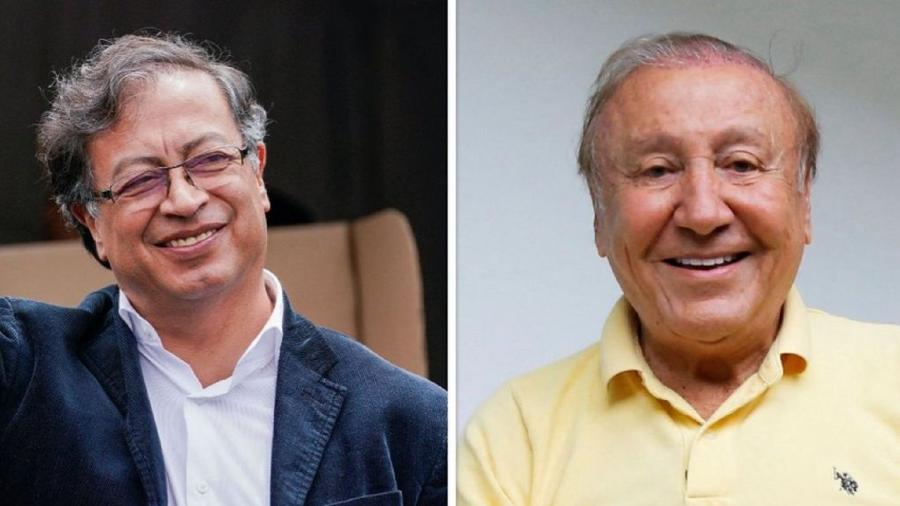 Gustavo Petro e Rodolfo Hernández disputam segundo turno na Colômbia, marcado para 19 de junho - Getty Images