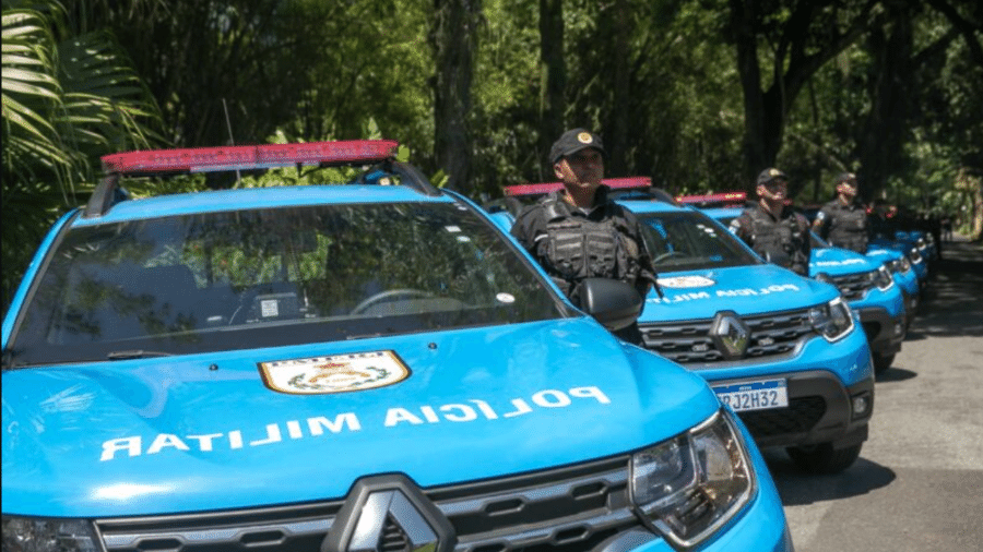 Viaturas da Polícia Militar do Rio de Janeiro