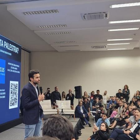 Pablo Marçal em evento de empreendedorismo em São Paulo - 26.jul.2024-UOL