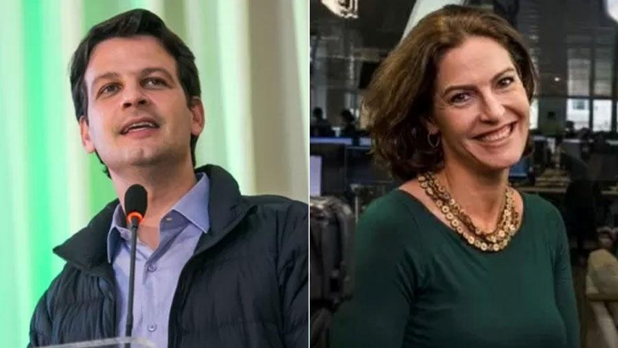 Eduardo Pimentel e Cristina Graeml, candidatos à Prefeitura de Curitiba