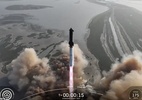 Em nono teste, foguete Starship da SpaceX explode novamente (Foto: AFP PHOTO / SpaceX)