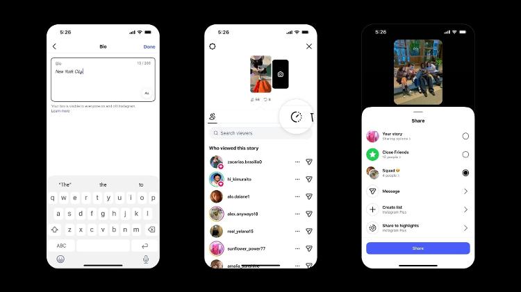 será possível mudar fonte da bio, saber quem reviu seus stories e criar listas de distribuição personalizadas de stories será possível mudar fonte da bio, saber quem reviu seus stories e criar listas de distribuição personalizadas de stories