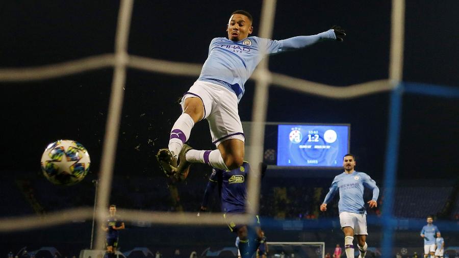 Gabriel Jesus marca gol em vitória do City sobre o Dinamo Zagreb - MATTHEW CHILDS