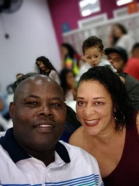 Marcelo Monteiro Silva, 46, ao lado da mulher, Cirlene Maria da Conceição, 40 - Arquivo Pessoal