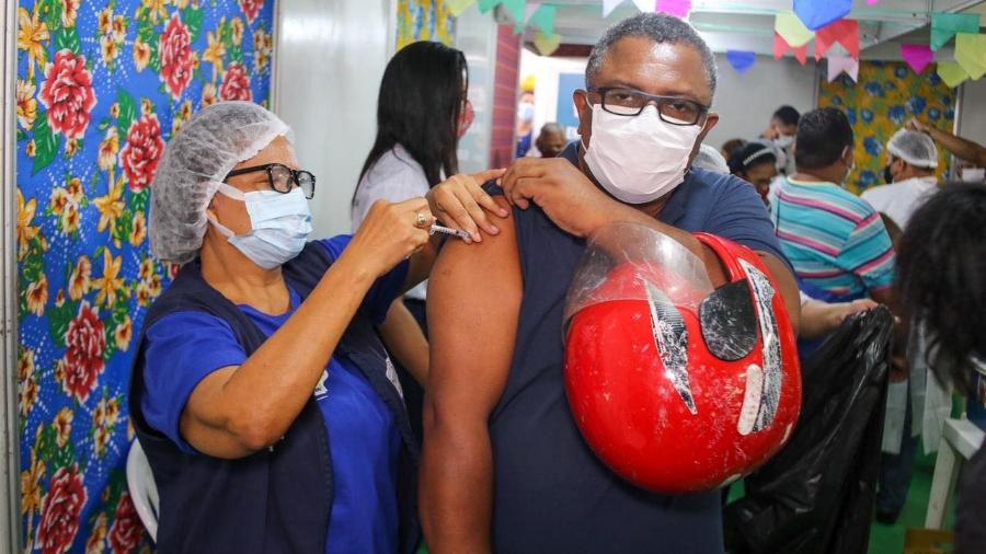 Mais de 26,2 milhões de brasileiros já completaram a vacinação contra a covid-19 - Reprodução/Facebook/Secretaria de Estado da Saúde do Maranhão