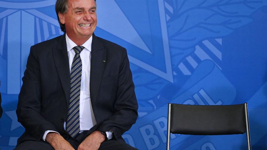 Bolsonaro em evento de Daniel Silveira - Evaristo Sá/AFP