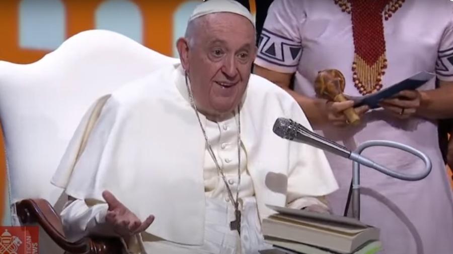 Papa Francisco brincou com Suplicy ao cobrar cachaça  - Reprodução