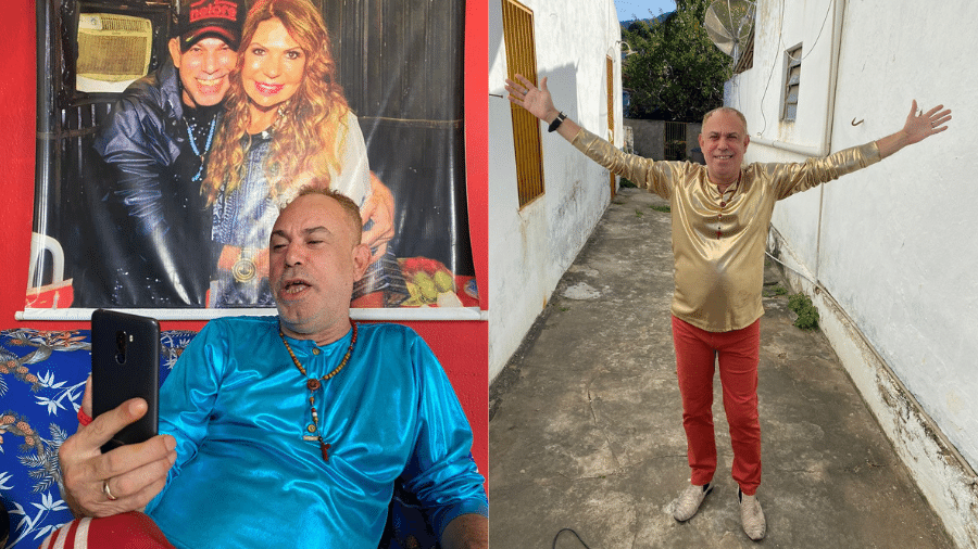 Após 25 anos em "regime militar" na polícia, Estevão Ferreira virou ícone do TikTok com áudios bem-humorados e roupas extravagantes  - Arquivo Pessoal 
