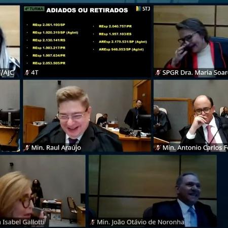 Apesar da fala sobre baianos, os ministros do STJ (Superior Tribunal de Justiça) riram da piada do ministro João Otávio de Noronha Apesar da fala sobre baianos, os ministros do STJ (Superior Tribunal de Justiça) riram da piada do ministro João Otávio de Noronha