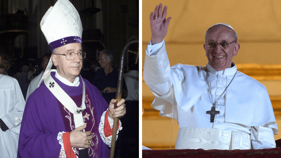 Dom Claudio Hummes e papa Francisco Dom Claudio Hummes e papa Francisco