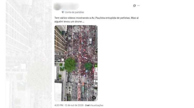 Captura de tela de outro post verificado pelo Comprova Captura de tela de outro post verificado pelo Comprova